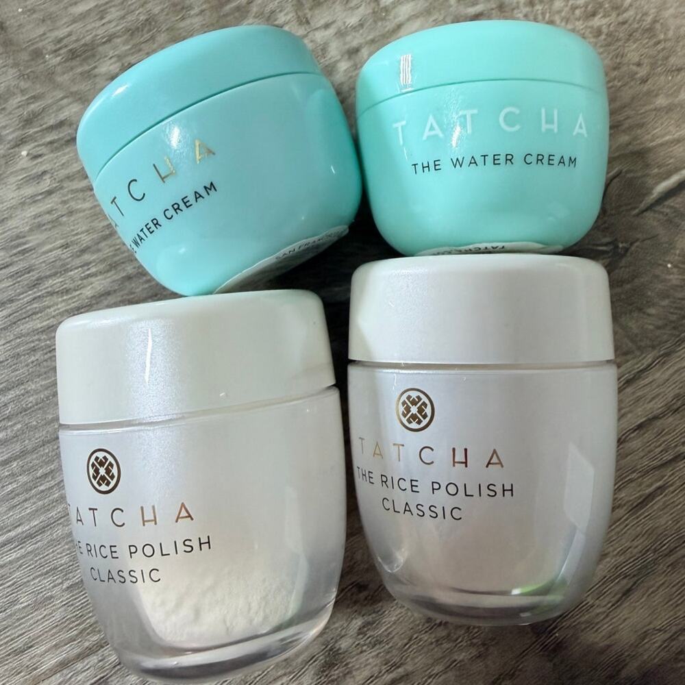 Tatcha Bundle Water Cream and Rice Polish